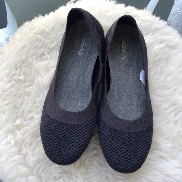 Allbirds Navy Blue Tree Breezers Ballet Flats New Condition Size 8.5” - Picture 2 of 6
